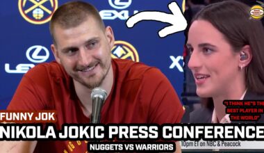 Nikola Jokic JOKES About Caitlin Clark's Comments, His "SUPERPOWER" & More After Nuggets WIN vs GSW