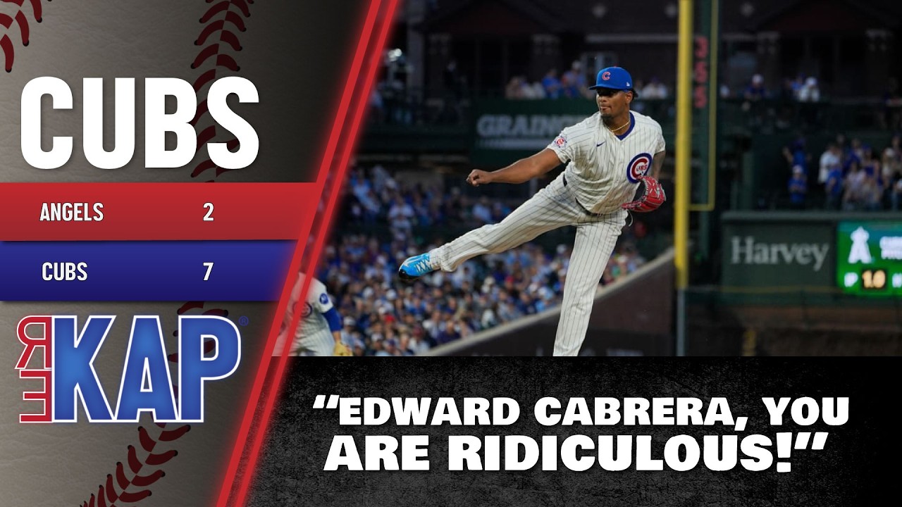 REKAP ®: ⚾️ Chicago Cubs 7-2 win over Los Angeles Angels. ‘Edward Cabrera, you are ridiculous!’