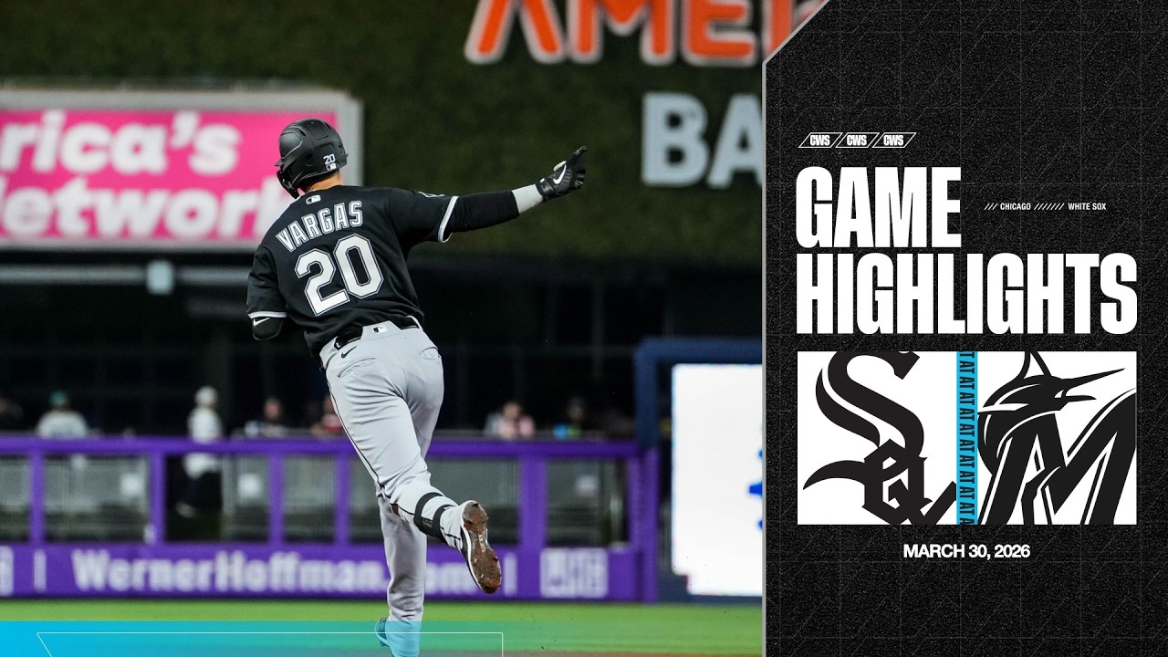 HIGHLIGHTS: Miguel Vargas Hits A GRAND SLAM To Boost Sox Over Marlins (2026) | MLB