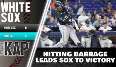 REKAP ®: ⚾️ Chicago White Sox 9-4 win over Marlins. "Vargas' 6 RBI night powers Sox to 1st win!'