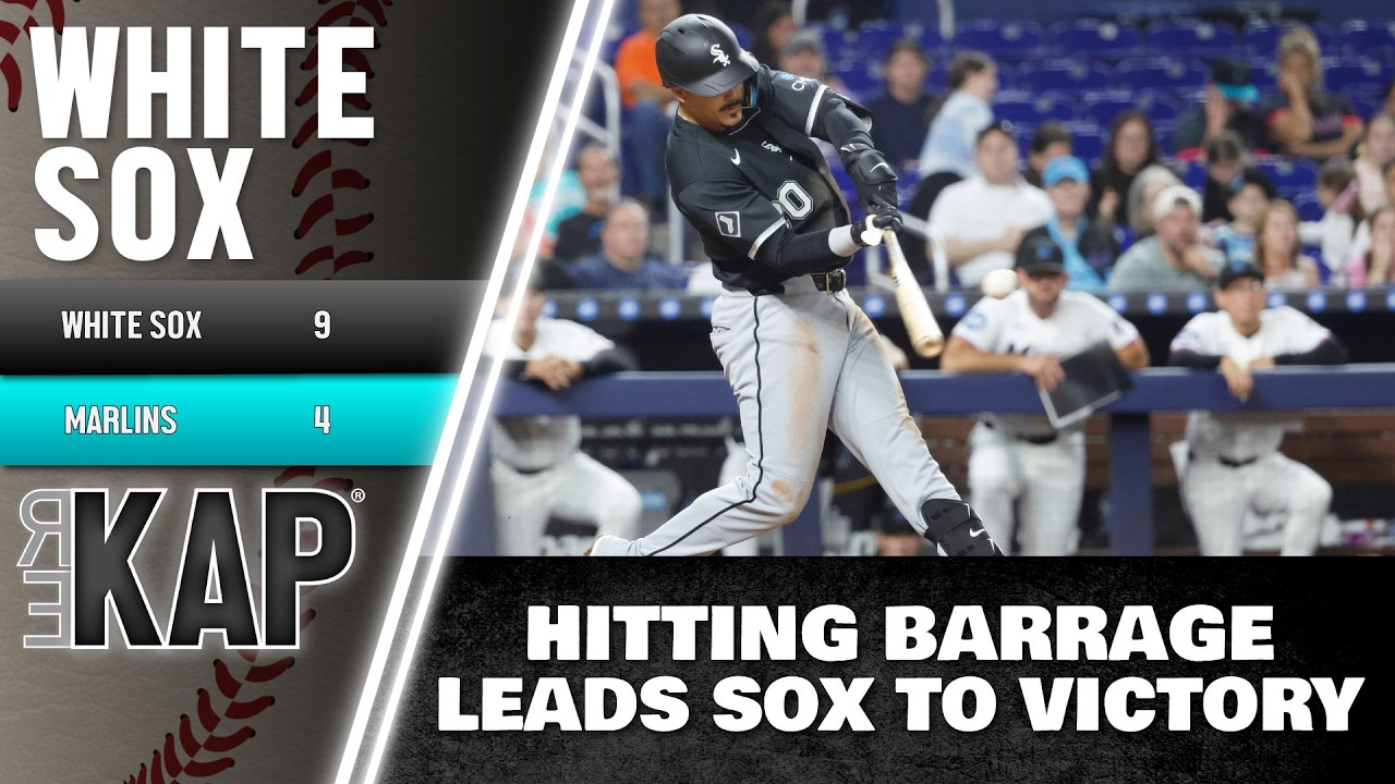 REKAP ®: ⚾️ Chicago White Sox 9-4 win over Marlins. "Vargas' 6 RBI night powers Sox to 1st win!'