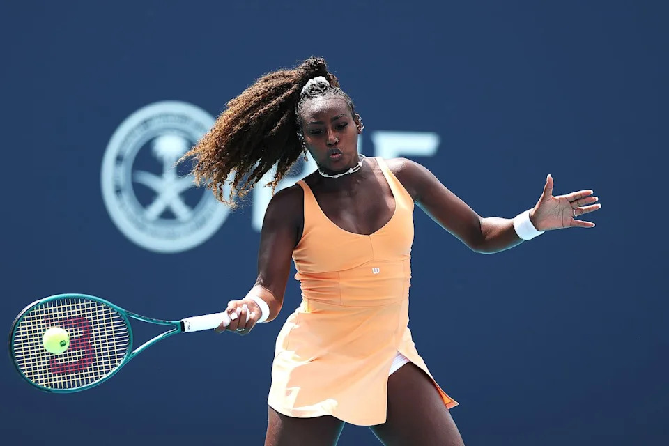 Alycia Parks plays in the 2026 Miami OpenCredit: Al Bello/Getty