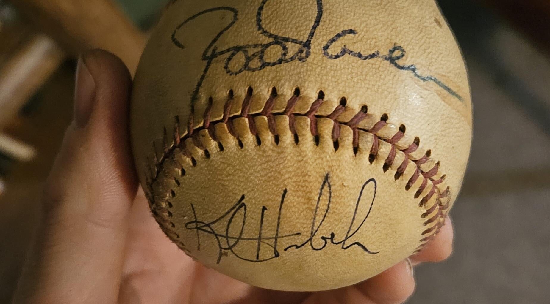 Signed baseball found in attic 🤩
