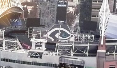 Seats installed in the hawks nest?