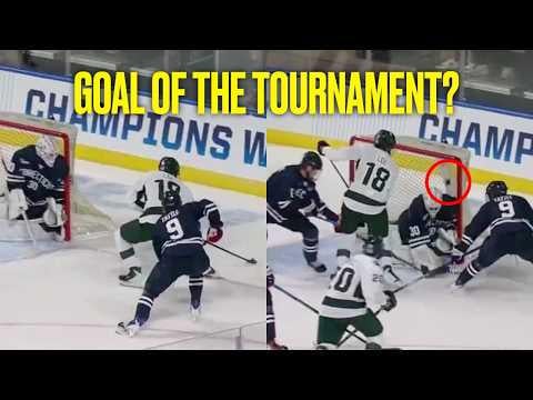 Ryker Lee with one of the sickest goals I've seen in the NCAA tournament in quite some time.