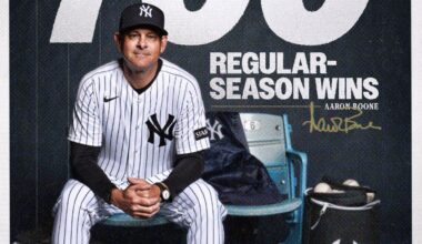 (Yankees) Congratulations, Skip 👏