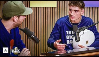 [The Athletic Football Show] Colston Loveland Breaking Down Plays With Robert Mays