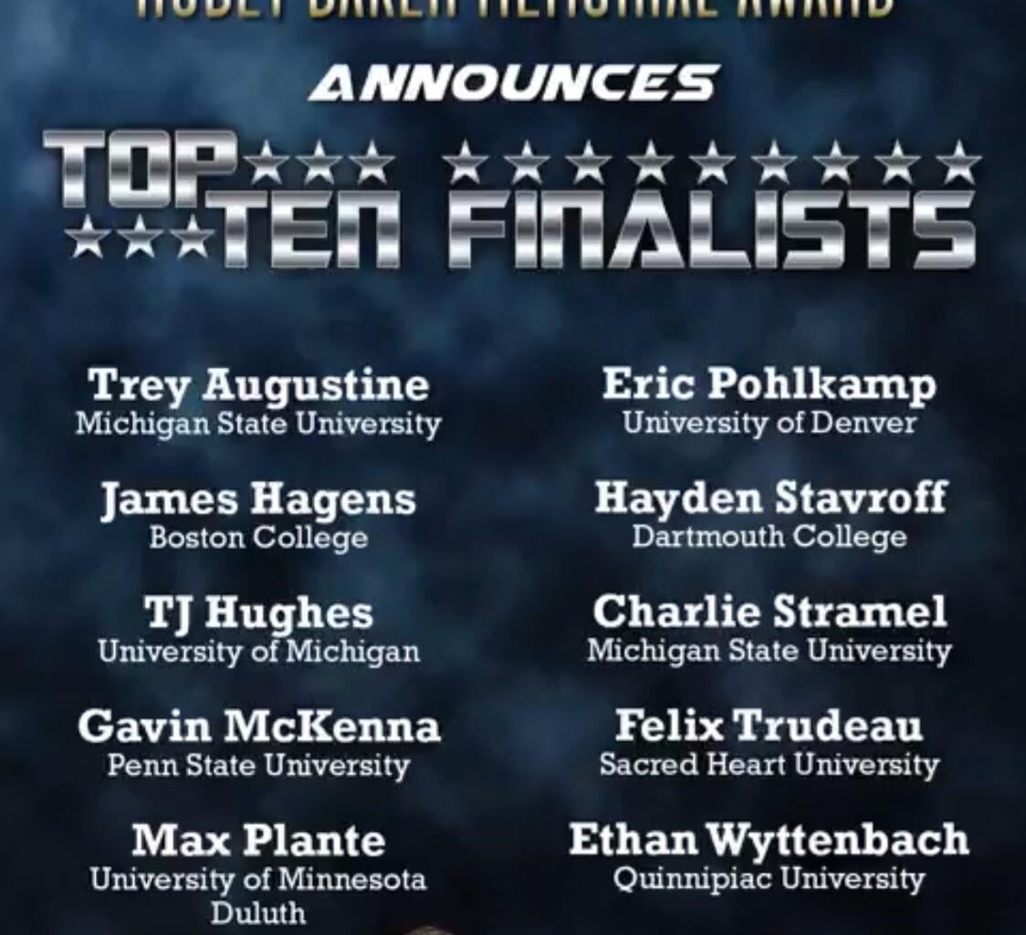 Ethan Wyttenbach named 2026 Hobey Baker Award Top Ten Finalists