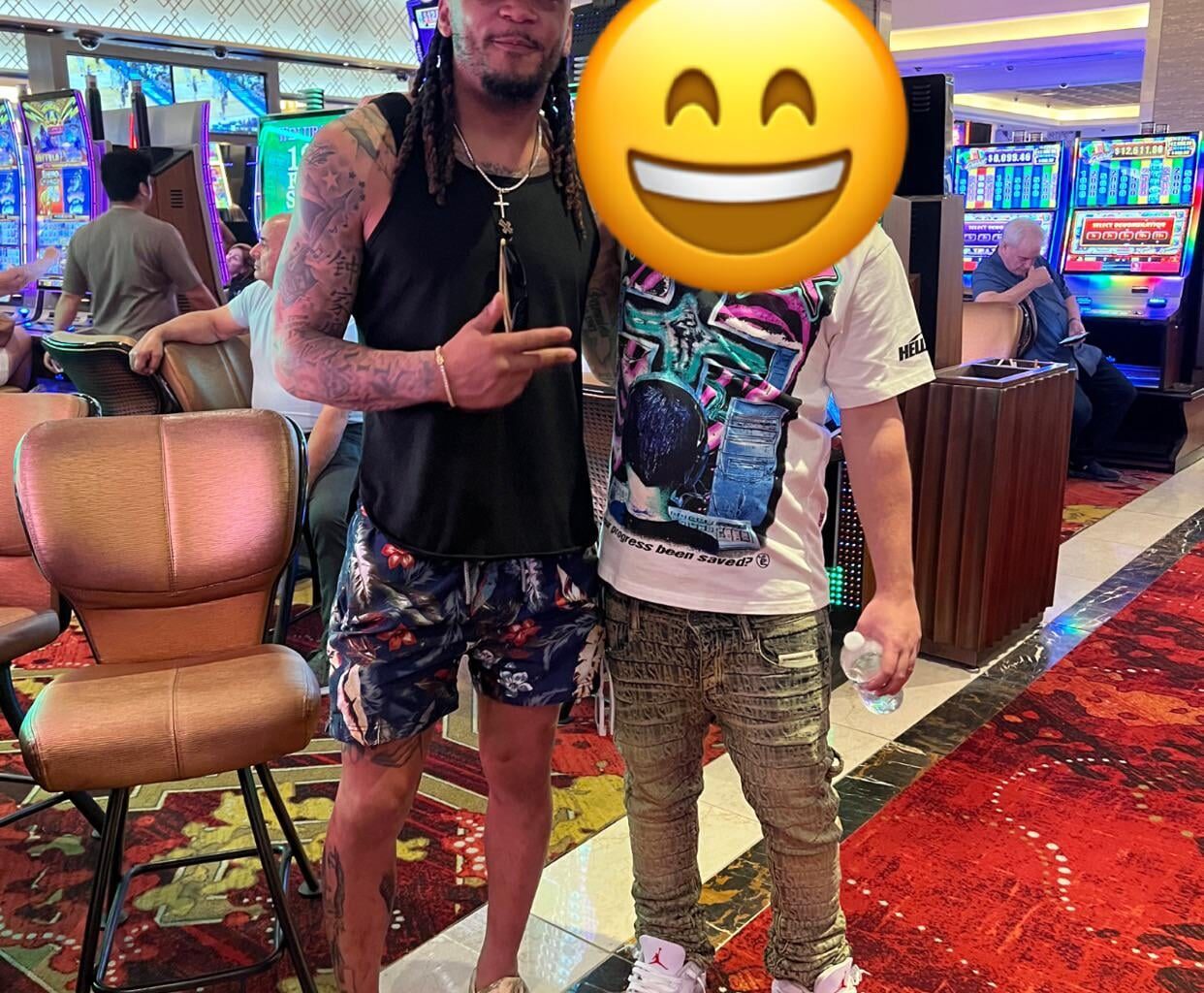 Look who I met at the casino in Tampa yesterday