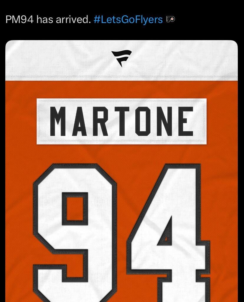 [Flyers] PM94 has arrived. #LetsGoFlyers