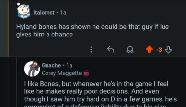 Back when i was a hyland stan on clippers and getting flamed most of the time, glad he's doing well with y'all