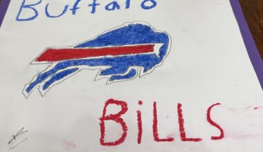 My kid is obsessed with the Bills