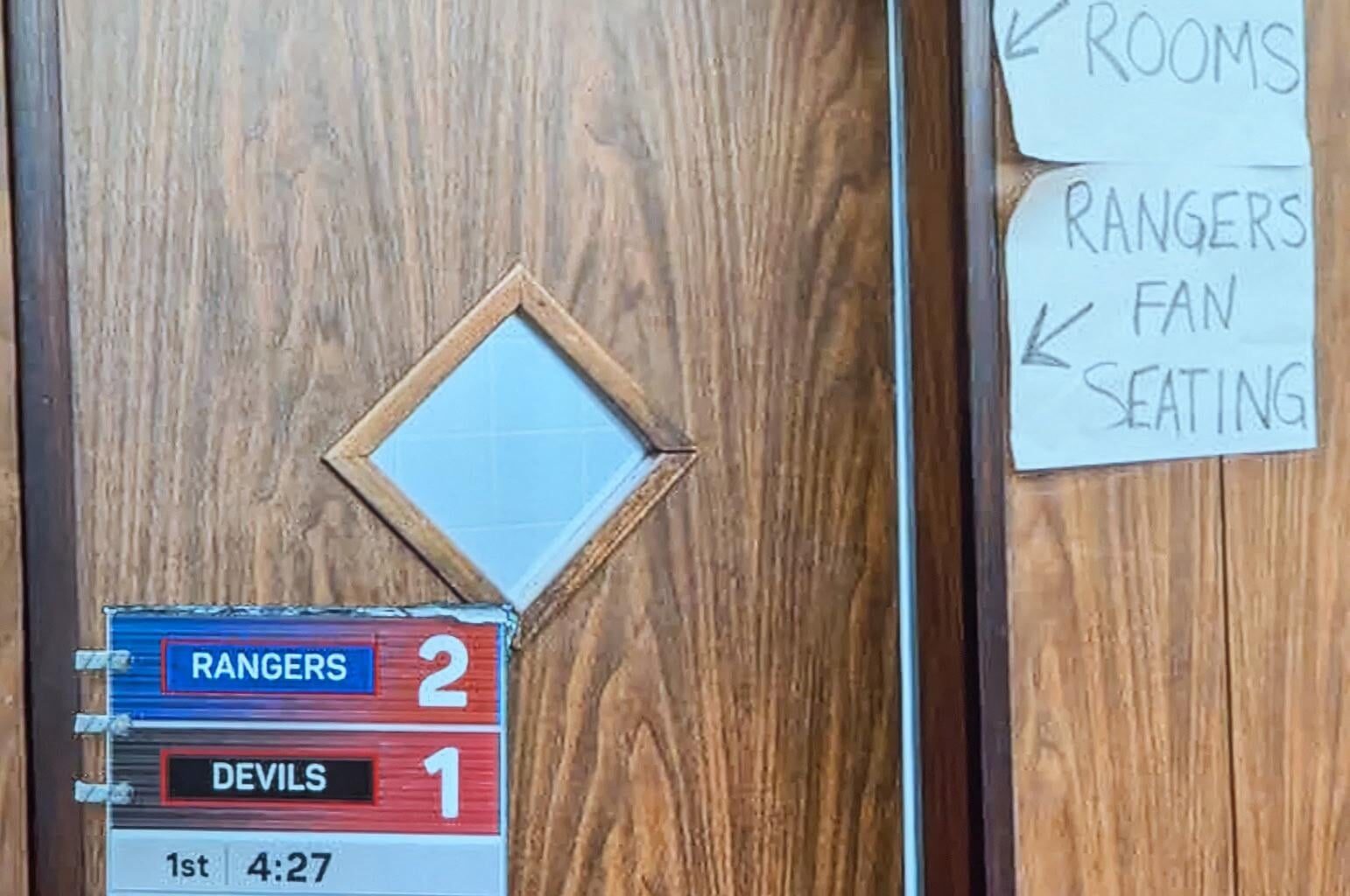 Saw it while watching TV