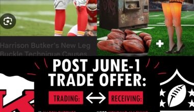 [TRADE RUMOR] Chiefs GM has leaked memo indicating team plans to trade K Harrison Buttker on a Post June-1 designation to a yet-to-be-disclosed Trade Partner.. Buttker keeps elevating as the league’s top-paid kicker 🔝🔝