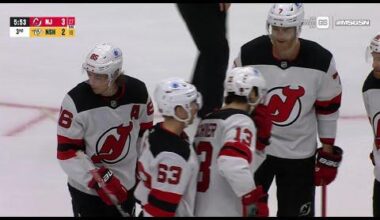 [NJD Video]_Nico Hischier scores a powerplay goal against the Nashville Predators, March 26, 2026.