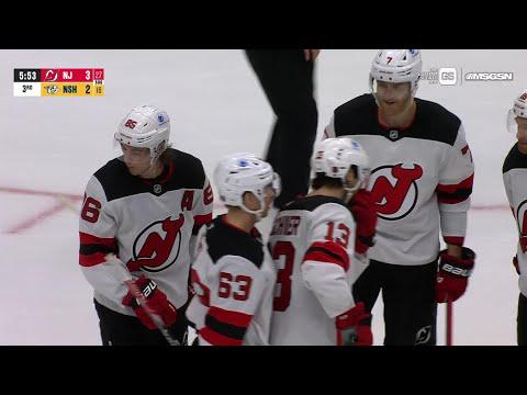 [NJD Video]_Nico Hischier scores a powerplay goal against the Nashville Predators, March 26, 2026.