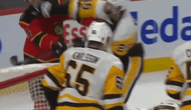 Wotherspoon's strike to Cozens' jaw after another big stop by Skinner late in the 2nd