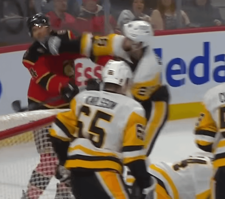 Wotherspoon's strike to Cozens' jaw after another big stop by Skinner late in the 2nd