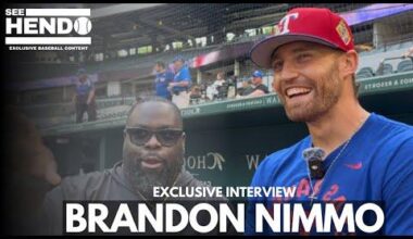Brandon Nimmo talks 2026 Texas Rangers Baseball, WBC viewership & builds the perfect outfielder