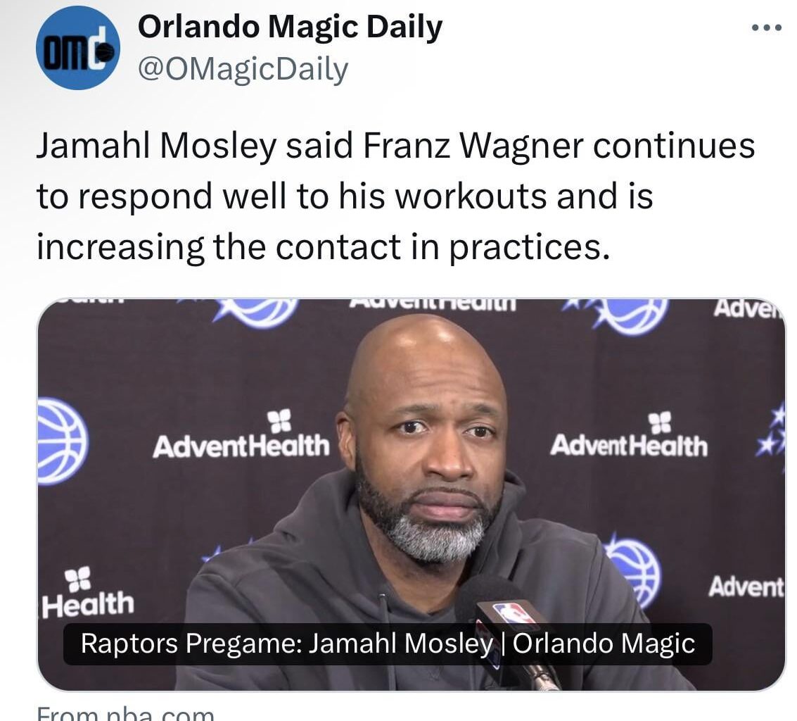 Franz Wagner Update!!!