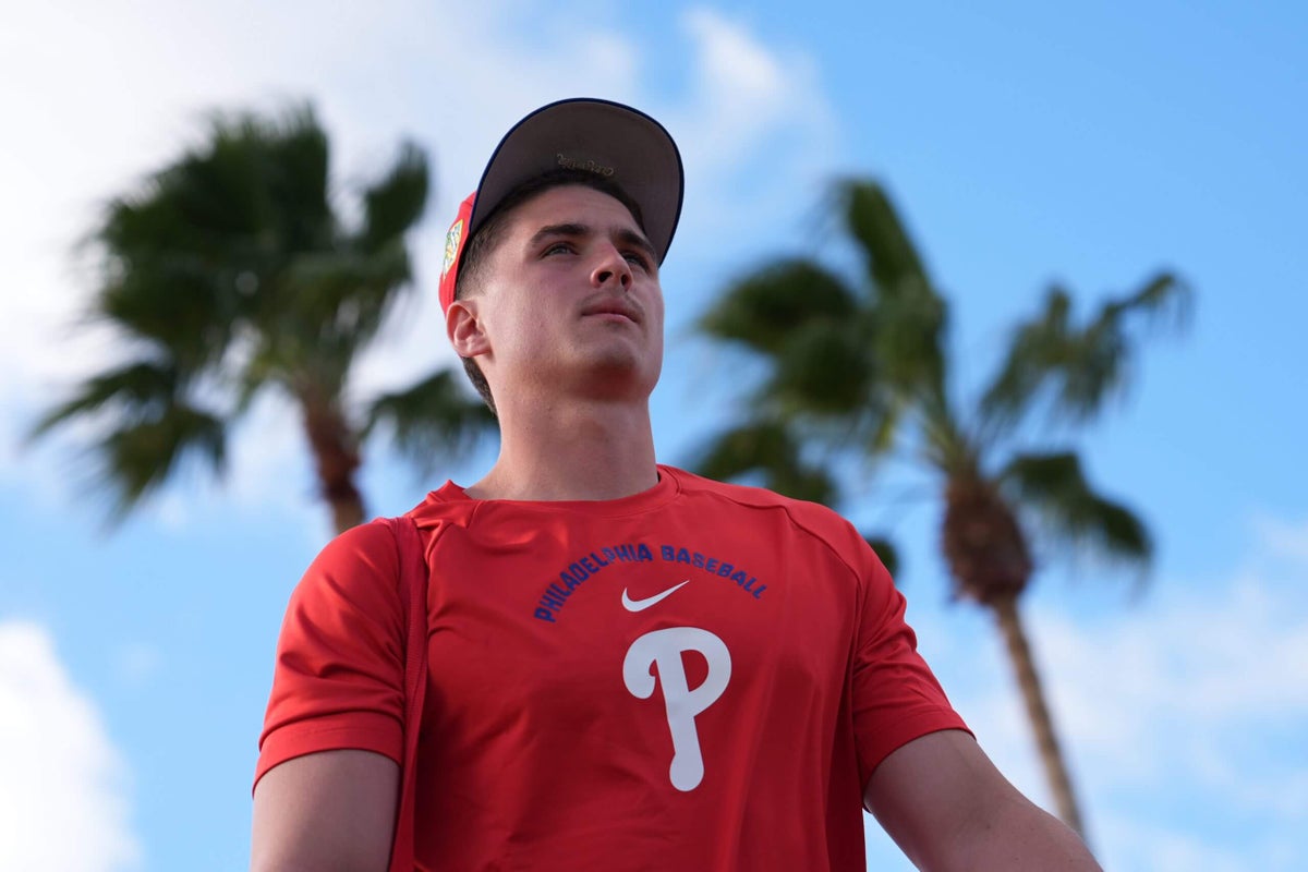 Aidan Miller is ‘pain-free’ after back flare-up, but Phillies to remain cautious