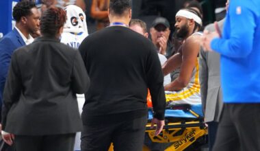 Warriors beat Mavericks in OT as Moses Moody hurts knee late – NBC 5 Dallas-Fort Worth