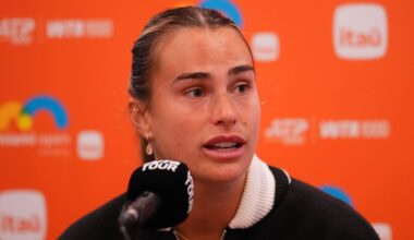 Aryna Sabalenka could skip top tennis tournament over withdrawal criticism