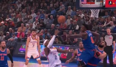 [Highlight] Reggie Miller lets out a laugh watching OG Anonoby being called for the foul