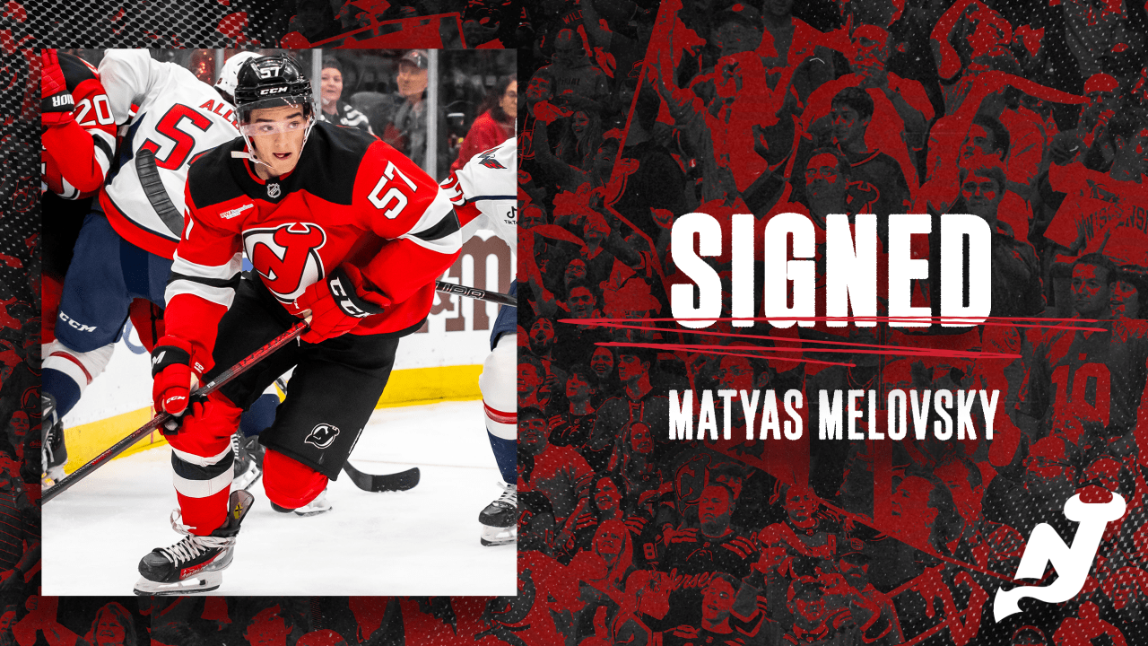 Melovsky Signed to 2-Year, Entry-Level Contract | RELEASE | New Jersey Devils