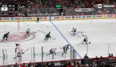 [NHL] EVERYTHING ABOUT THIS PLAY IS INCREDIBLE. The deke, the pass, the goal..... UNREAL!