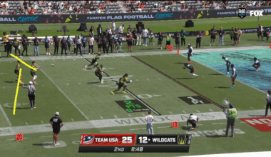 OBJ Catches Touchdown One-Handed From Jayden Daniels (Flag Football)