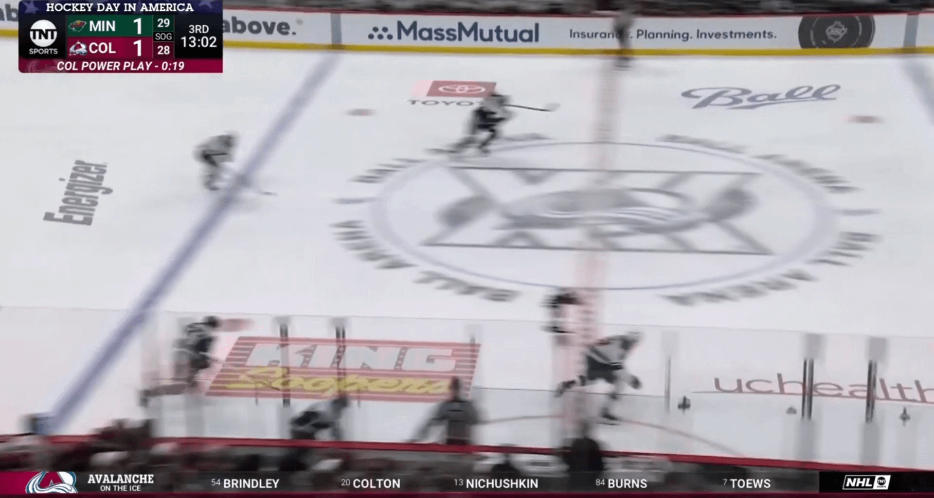 [COL 1 - MIN (2)] Sturm has a short handed breakaway and snipes it blocker side to take the lead in the third