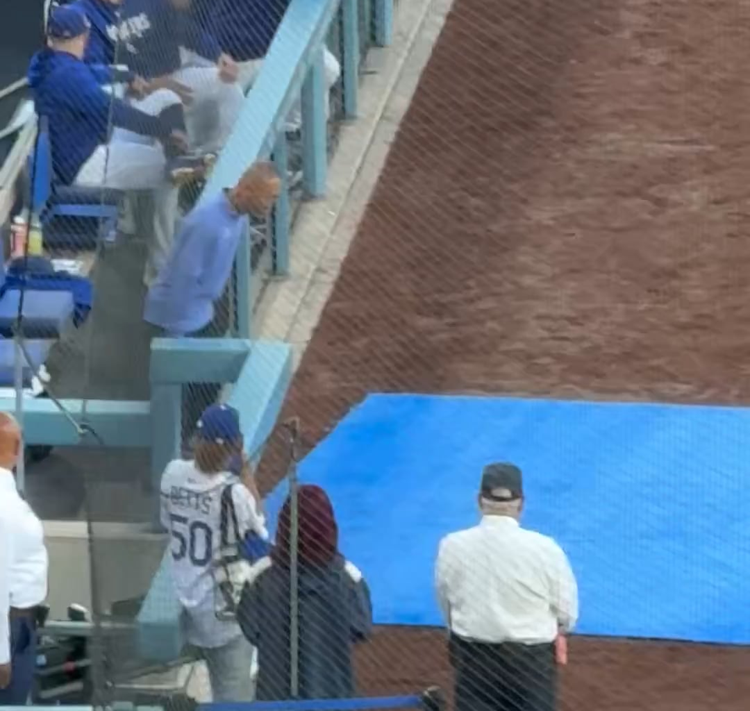 Osamu Yada, aka "Yada Sensei," receives his Championship Ring. Yada played an instrumental role in helping Yamamoto go the distance and ultimately become World Series MVP. Yamamoto has credited him with becoming the Dodgers ace we know today, saying of Yada, "He's the person who built me."