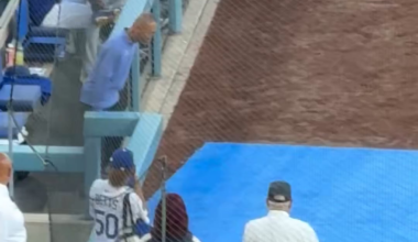 Osamu Yada, aka "Yada Sensei," receives his Championship Ring. Yada played an instrumental role in helping Yamamoto go the distance and ultimately become World Series MVP. Yamamoto has credited him with becoming the Dodgers ace we know today, saying of Yada, "He's the person who built me."