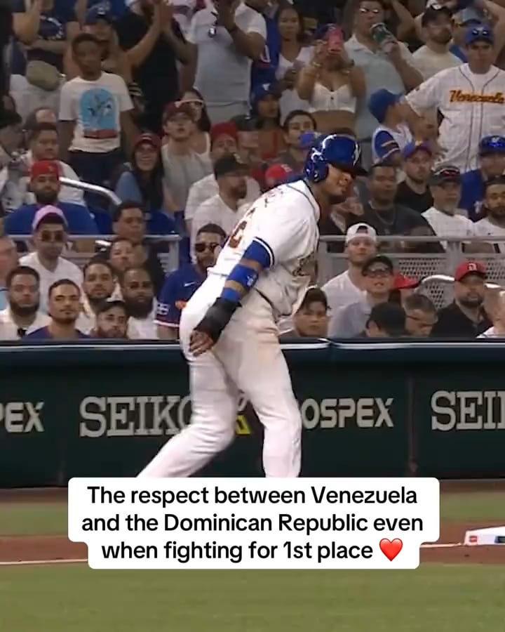 [ESPN] The respect between Venezuela and the Dominican Republic even when fighting for 1st place ❤️