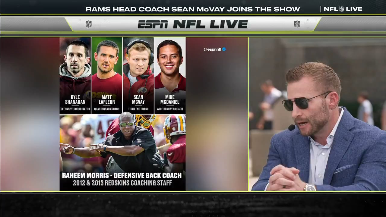 Sean McVay on Kirk Cousins: "Kirk, come see us man"