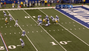 [Highlight] Nick Harper gets tackled by the shoestring as he's returning the fumble.