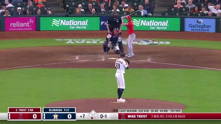 [Highlight] MIKE TROUT NO DOUBT HOME RUN. 3 walks, 1 HR, 1 SB.