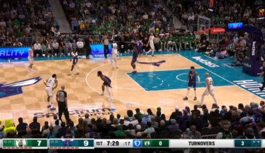 [NikNBA] Jayson Tatum responsible for all 10 Celtics points so far 4pts 2asts Great pass mid shot with BMill coming off Pritchard to challenge