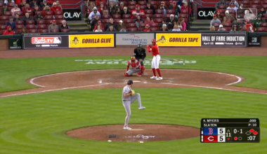 [Highlight] Dane Myers' first Reds hit is a WALK-OFF!