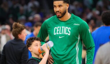 Jayson Tatum's son wrote a letter about Celtics star's comeback
