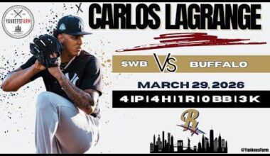 Carlos Lagrange Vs. Buffalo Bisons (3/29/26)