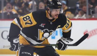 Sidney Crosby leaves Penguins game with lower-body injury against Senators