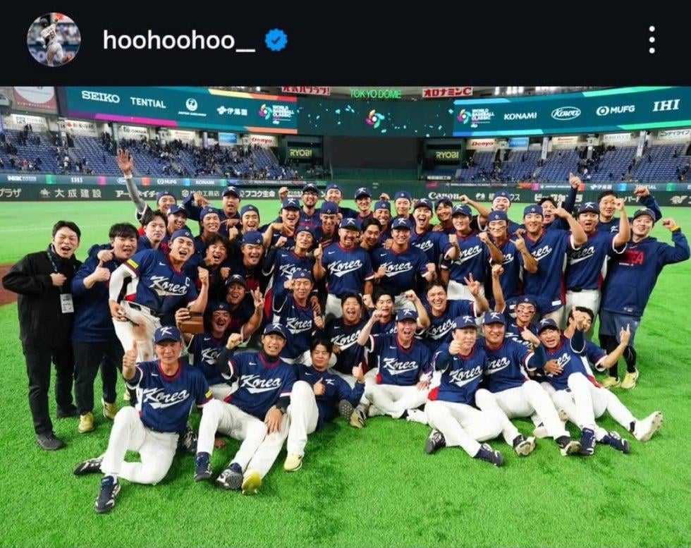 Korea captain Jung-hoo Lee spoke about the pre-game expectations for the match against the Dominican team. “If you look at the names, you might feel intimidated, but we’re all pros. It’s not like HS students playing against pros. We are also players who have gathered here to represent Korea.”