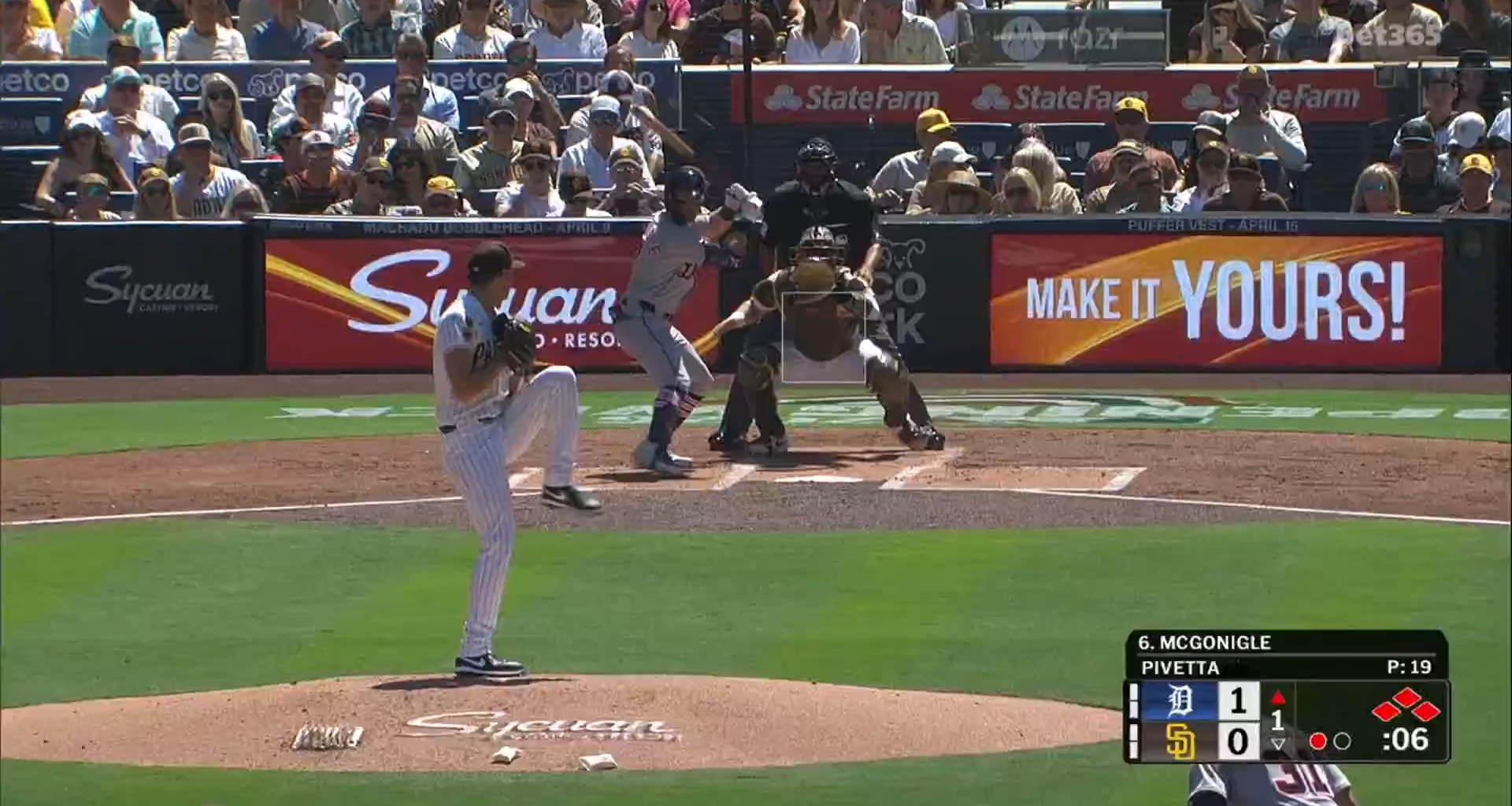 Kevin McGonigle drives the very first pitch he sees for a 2-run double and his first MLB hit!