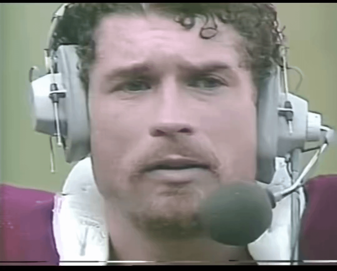 THEY DO NOT MAKE MEN LIKE JOHN RIGGINS ANYMORE. Q: “What's your high? Do you keep track of how many carries you have in a game?” #44: “My high will probably come in about another hour after the ball game. We'll have a few beers out in the parking lot”