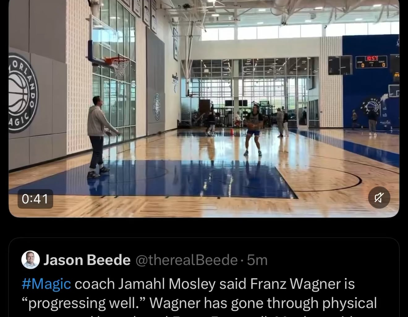 Franz Back Tomorrow?