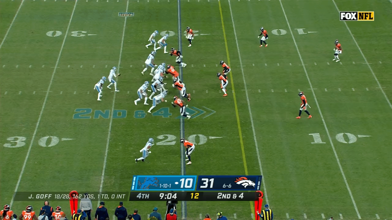 When Justin Simmons intercepted the ball and went straight to the 88 decal to honor Demaryius Thomas