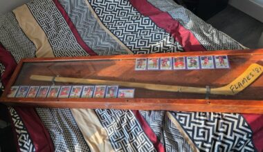 The signed stick card collection coming together