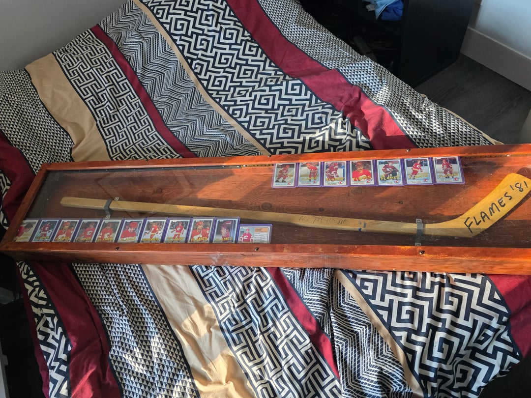 The signed stick card collection coming together